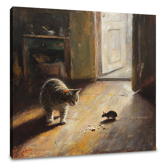 Cat's Hunt Canvas - Main Image