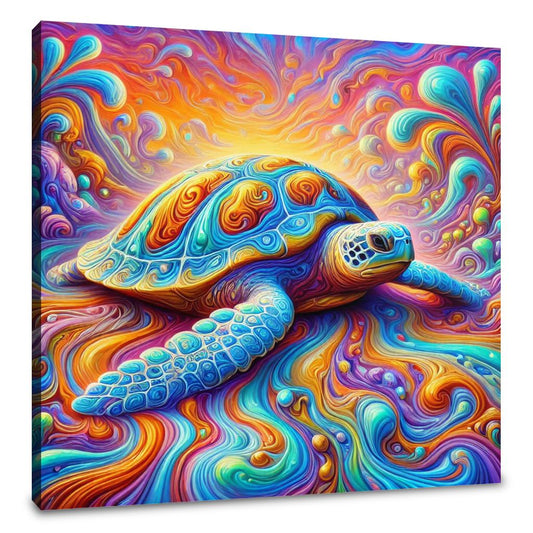 Dreamscape Turtle Canvas - Main Image