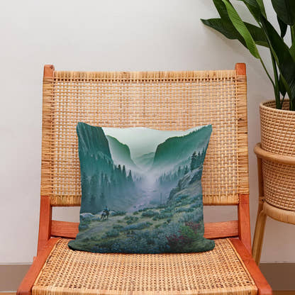 Mystic Pass Cotton Cushion - Secondary Image 2