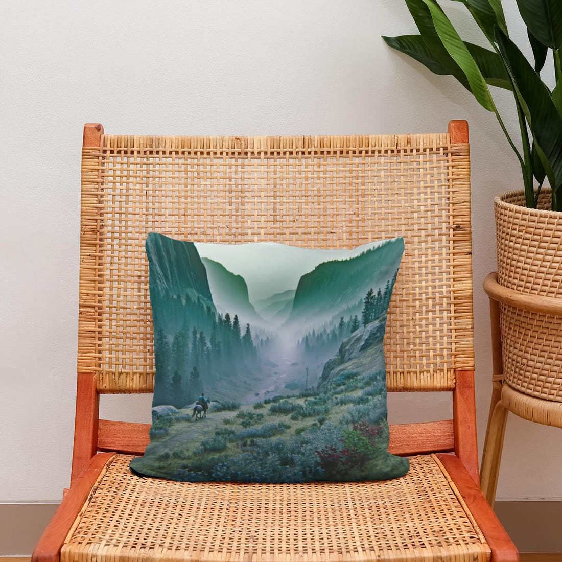 Mystic Pass Cotton Cushion - Secondary Image 2