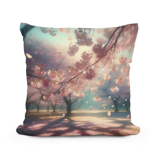 Sakura Serenity Cotton Pillow - Main Image