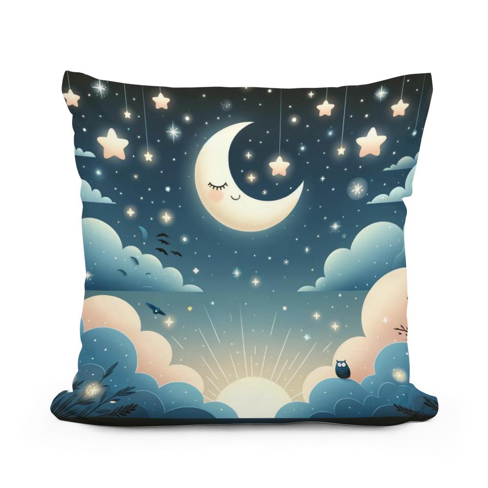 Starry Slumber Cotton Pillow - Main Image