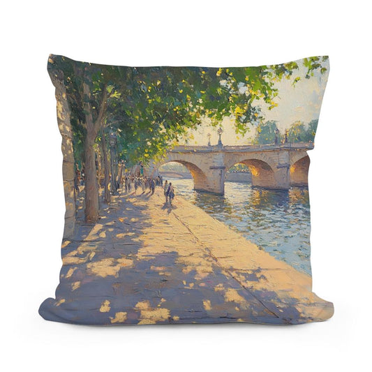 Garonne Stroll Cotton Pillow - Main Image