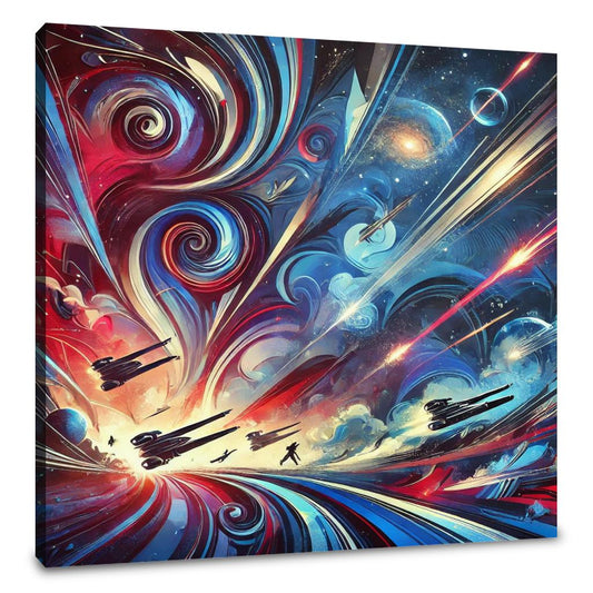 Galactic Chaos Canvas - Main Image
