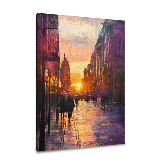 Hardman Street Sunset Canvas - Main Image