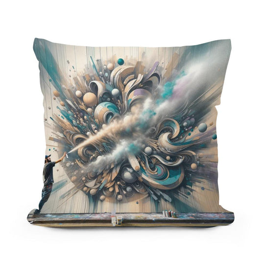 Serenade of the Spray Can Cotton Cushion - Main Image