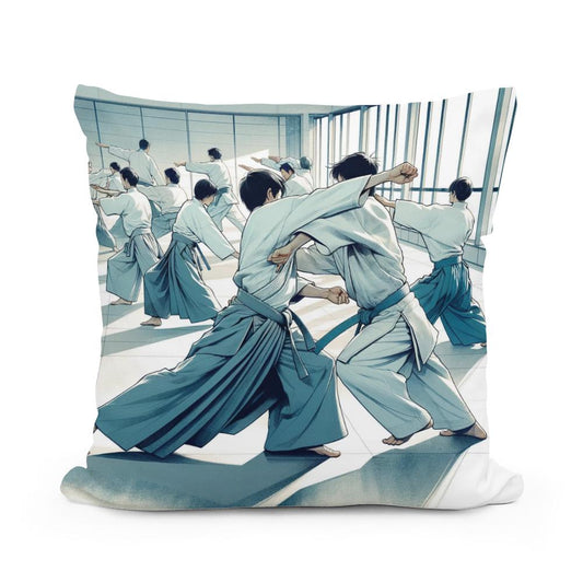 Aikido Harmony Cotton Cushion - Main Image