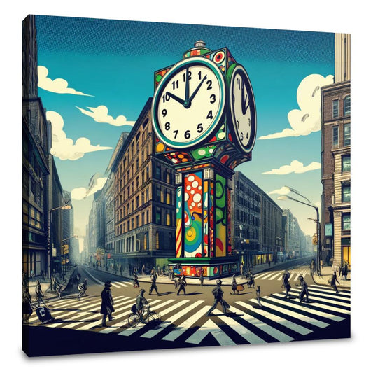 Time's Whimsy Avenue Canvas - Main Image