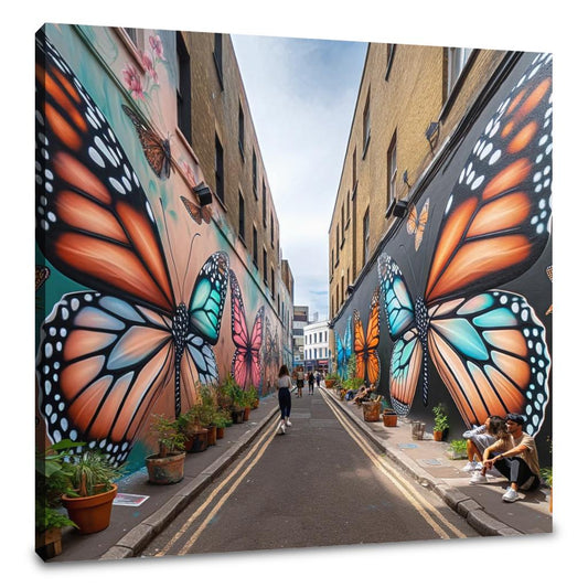 Butterfly Lane Canvas - Main Image