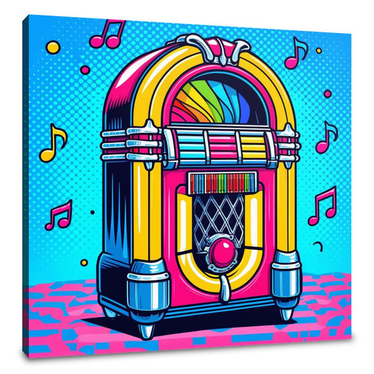 Retro Jukebox Canvas - Main Image