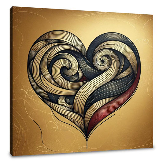 Crimson Heart Canvas - Main Image