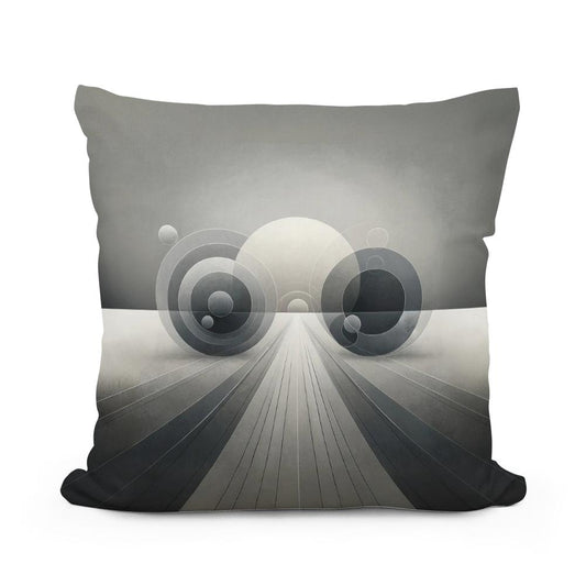 Grey Harmony Cotton Cushion - Main Image