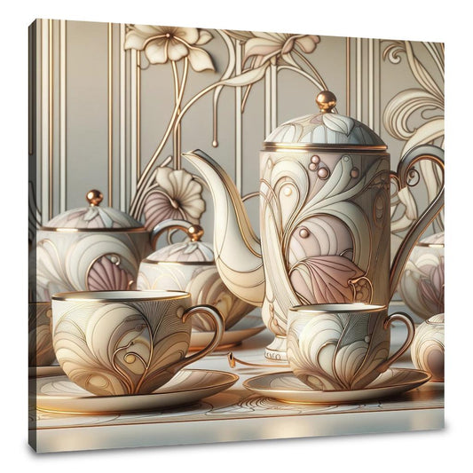 Art Nouveau Elegance Canvas - Main Image