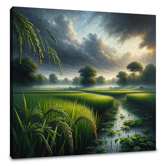 Monsoon Over Bengal Canvas - Main Image