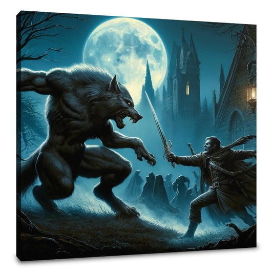 Moonlit Gothic Battle Canvas - Main Image
