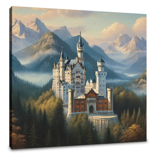 Enchanted Neuschwanstein Canvas - Main Image