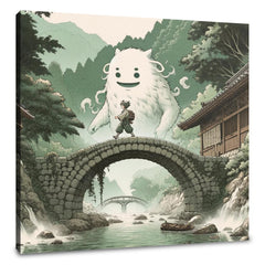 Guardian Yokai Bridge Canvas - Main Image