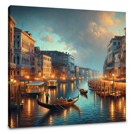 Venetian Evening Serenade Canvas - Main Image