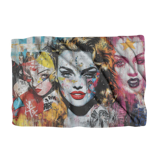 Pop Icon Graffiti Blanket - Main Image