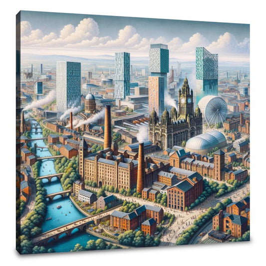 Evolutionary Manchester Canvas - Main Image