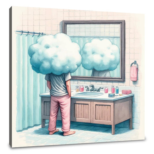 Mirror Reflections Comedy Canvas - Main Image