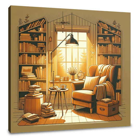 Tranquil Reader's Canvas - Main Image