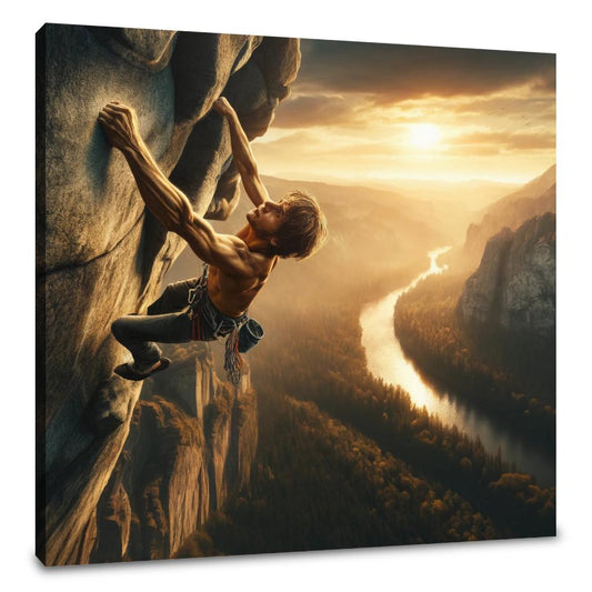 Climber's Triumph Canvas - Main Image