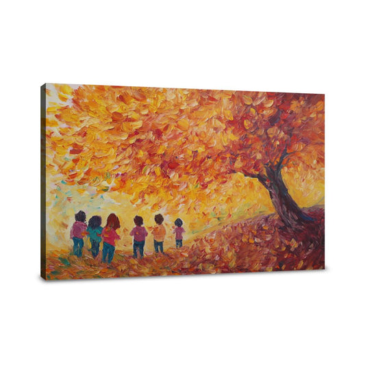 Children's Autumn Canvas - Main Image