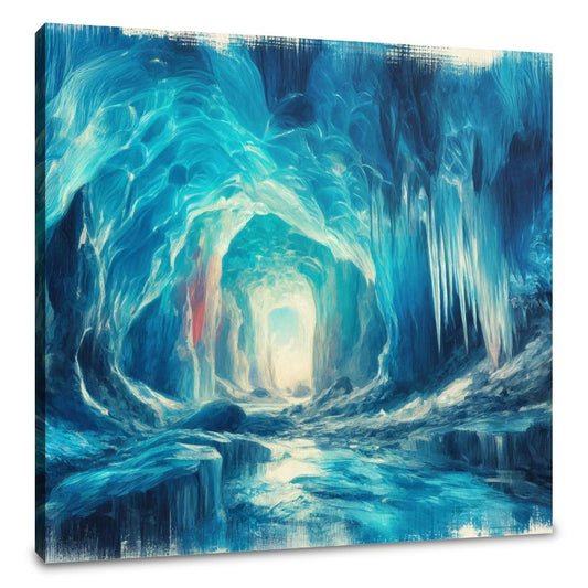 Ice Cave Wonders Canvas - Main Image