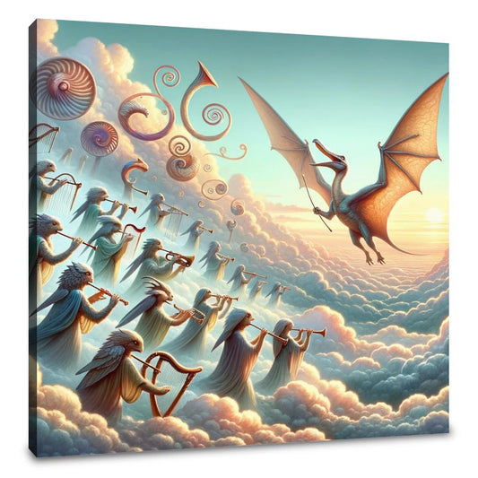 Sky Symphony Pterodactyl Canvas - Main Image