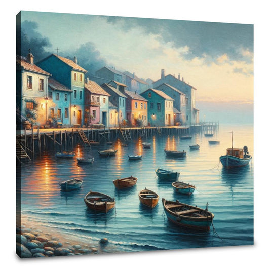 Dusk Harbor Canvas - Main Image