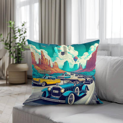 Retro Road Trip Cotton Cushion - Secondary Image 4