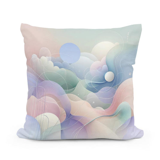 Serene Pastel Whisper Cotton Cushion - Main Image