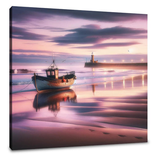 Newcastle Dusk Serenity Canvas - Main Image