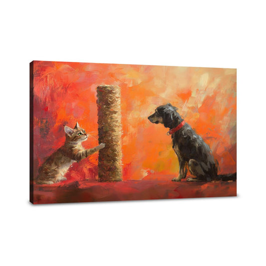 Playful Rivalry Canvas - Main Image