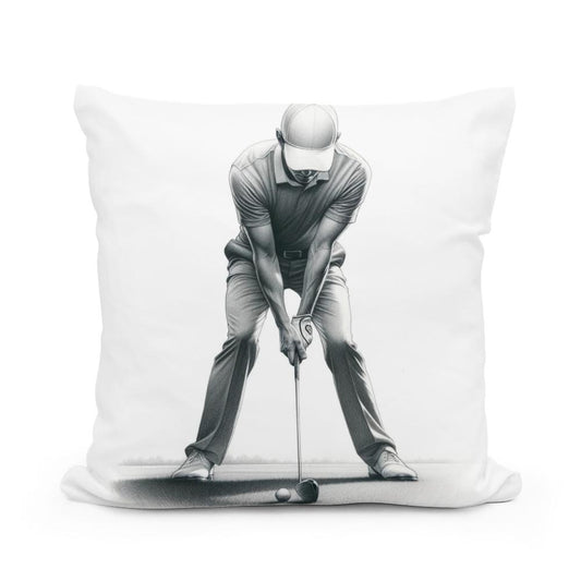 Focused Stance Cotton Cushion - Main Image