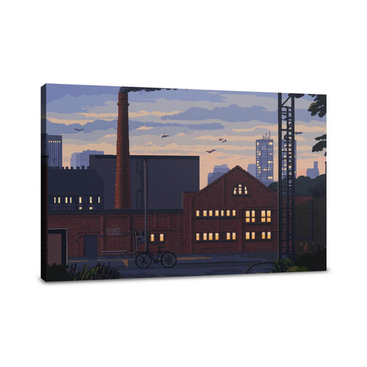 Manchester Factory Canvas - Main Image