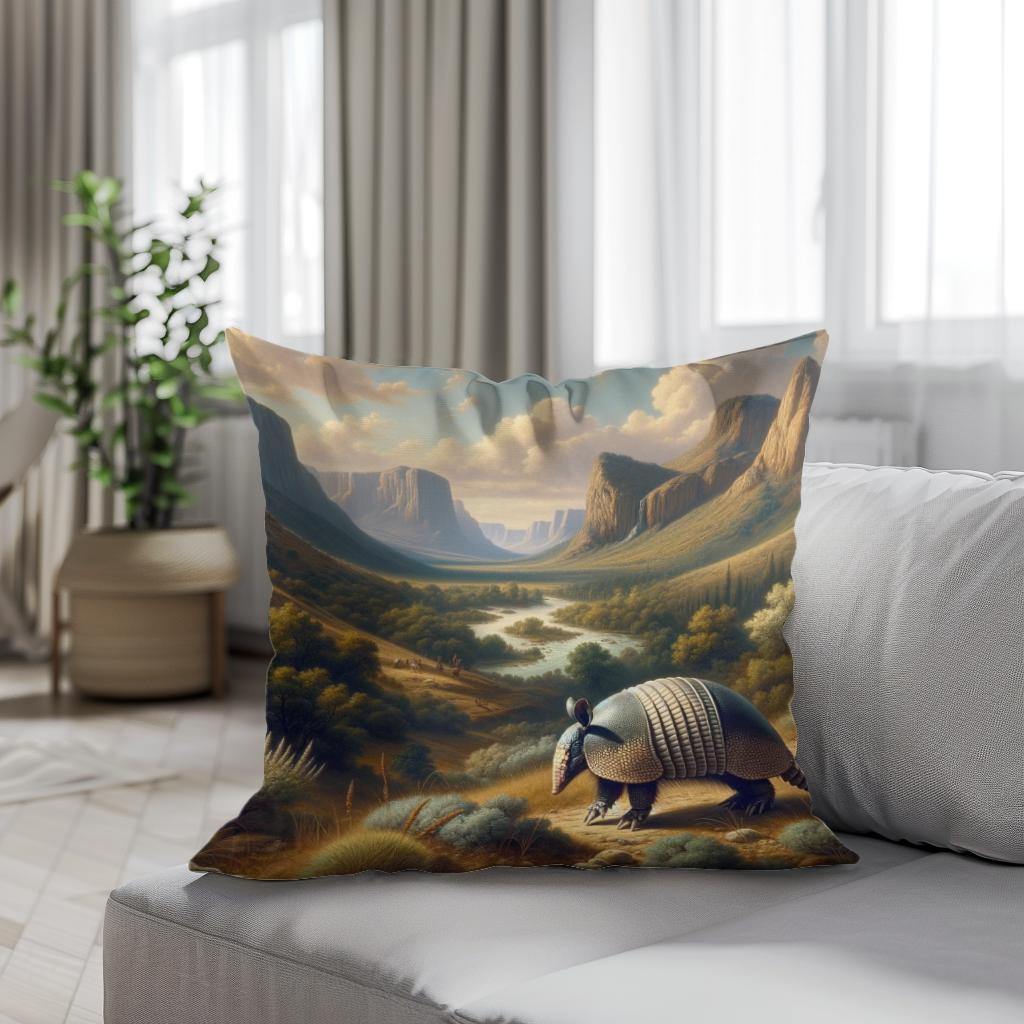 Westward Wander Cotton Cushion - Secondary Image 4