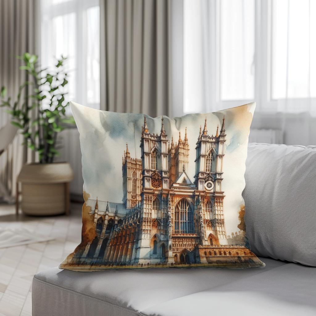 London Westminster Abbey Warmth Cotton Cushion - Secondary Image 4