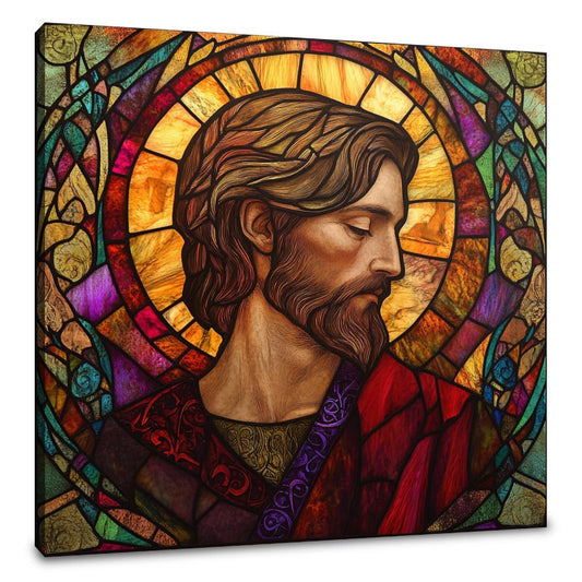 Saint David's Stained Glass Canvas - Main Image