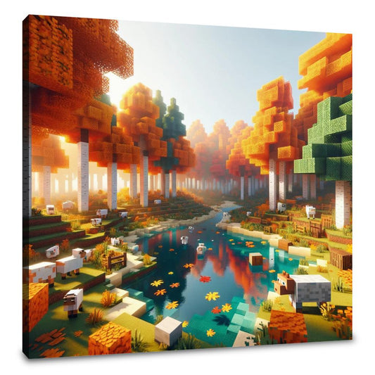 Autumn Reflections Canvas - Main Image