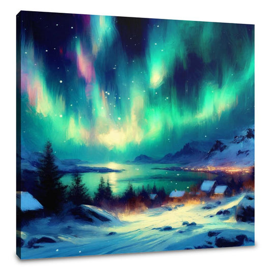 Northern Lights Magic Canvas - Main Image
