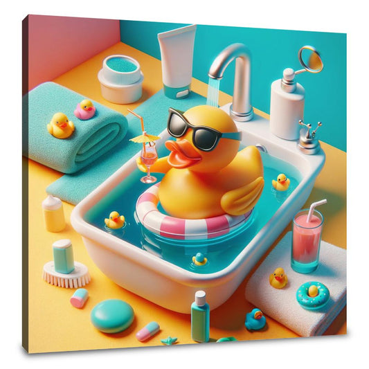 Duck's Day Off Canvas - Main Image