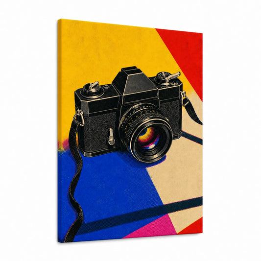 Camera In Colour Canvas - Main image