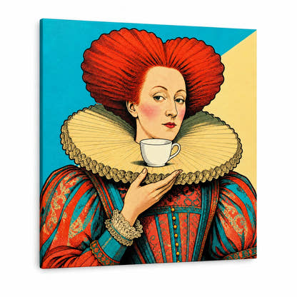 Elizabeth I — Ruff as Saucer Canvas - Main Image