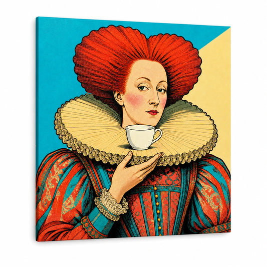 Elizabeth I — Ruff as Saucer Canvas - Main Image