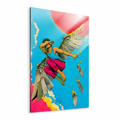 Icarus — Melting Ascent Acrylic Print - Main Image