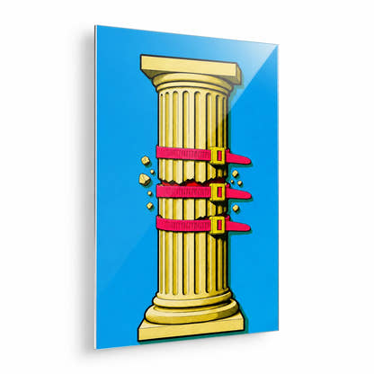 Temporary Support Acrylic Print - Main Image