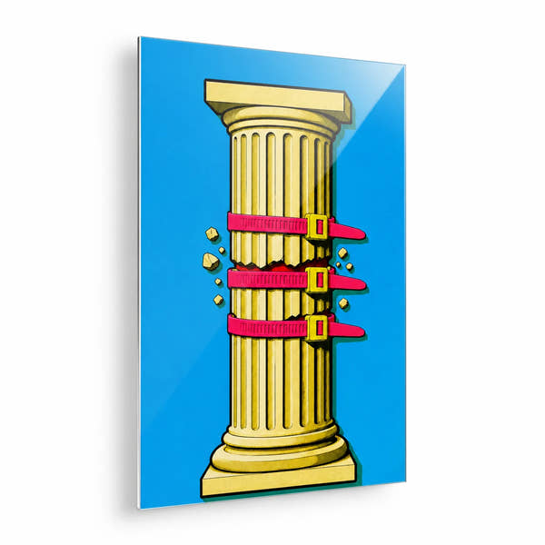 Temporary Support Acrylic Print - Main Image