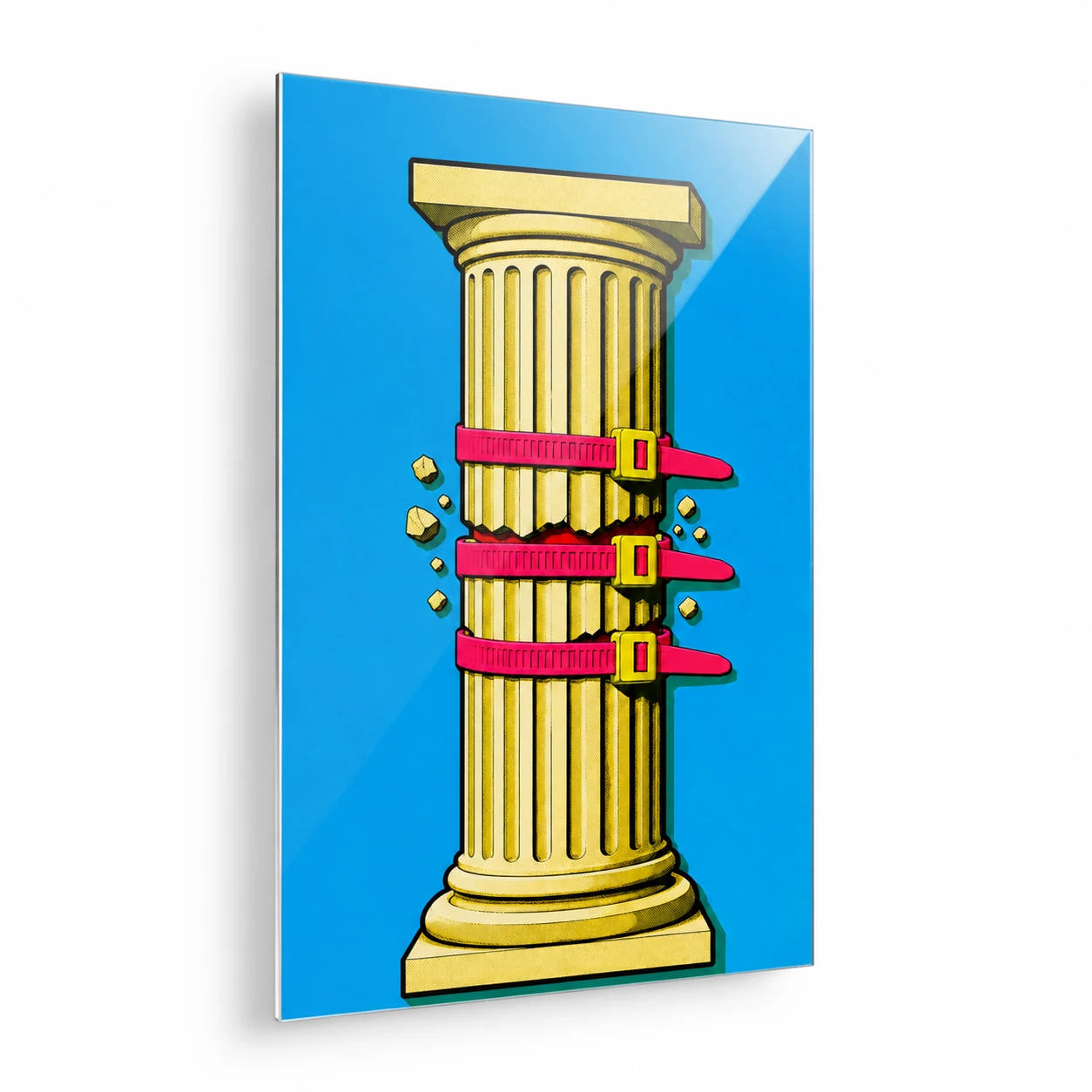 Temporary Support Acrylic Print - Main Image